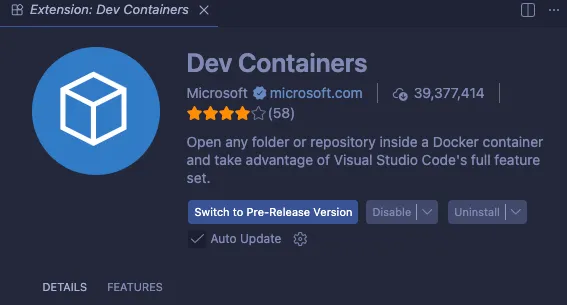Microsoft Dev Containers
