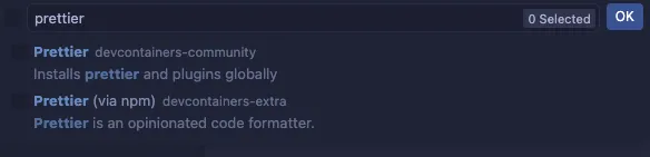 Adding Prettier Feature